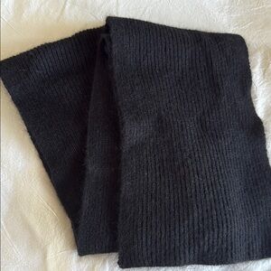 Black Knit Scarf